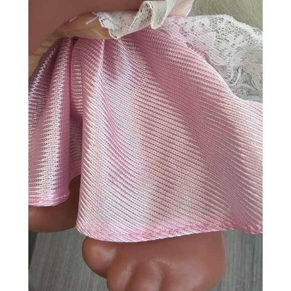 VTG  1985 Norfin Dam Pink Princess Troll Doll Denmark 9” Lady Gwen Tag - Picture 11 of 12